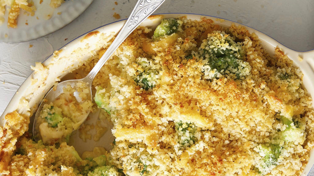 Sayre's Brussels Sprout Gratin  + Fave Dill Dip