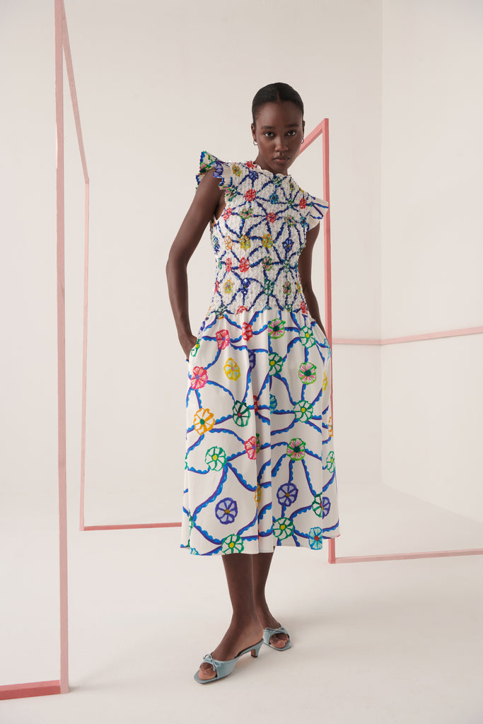Celtic Blue Dress in Multi by Celia B MARKET Celtic Blue Dress in Multi by Celia B MARKET
