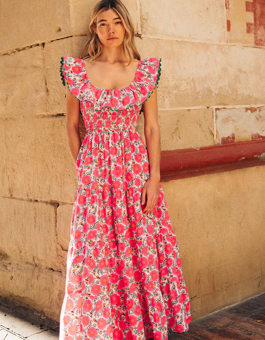 pink city prints susie dress For the glow-getters the Neon Stripe Susie dress is flying out
